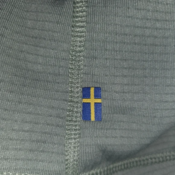 Fjallraven Abisko Lite Fleece Jacket  Full Zip Misty Green Womens Size XL Thumb - Picture 8 of 10